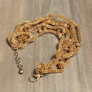 Beautiful multi strand open link bracelet